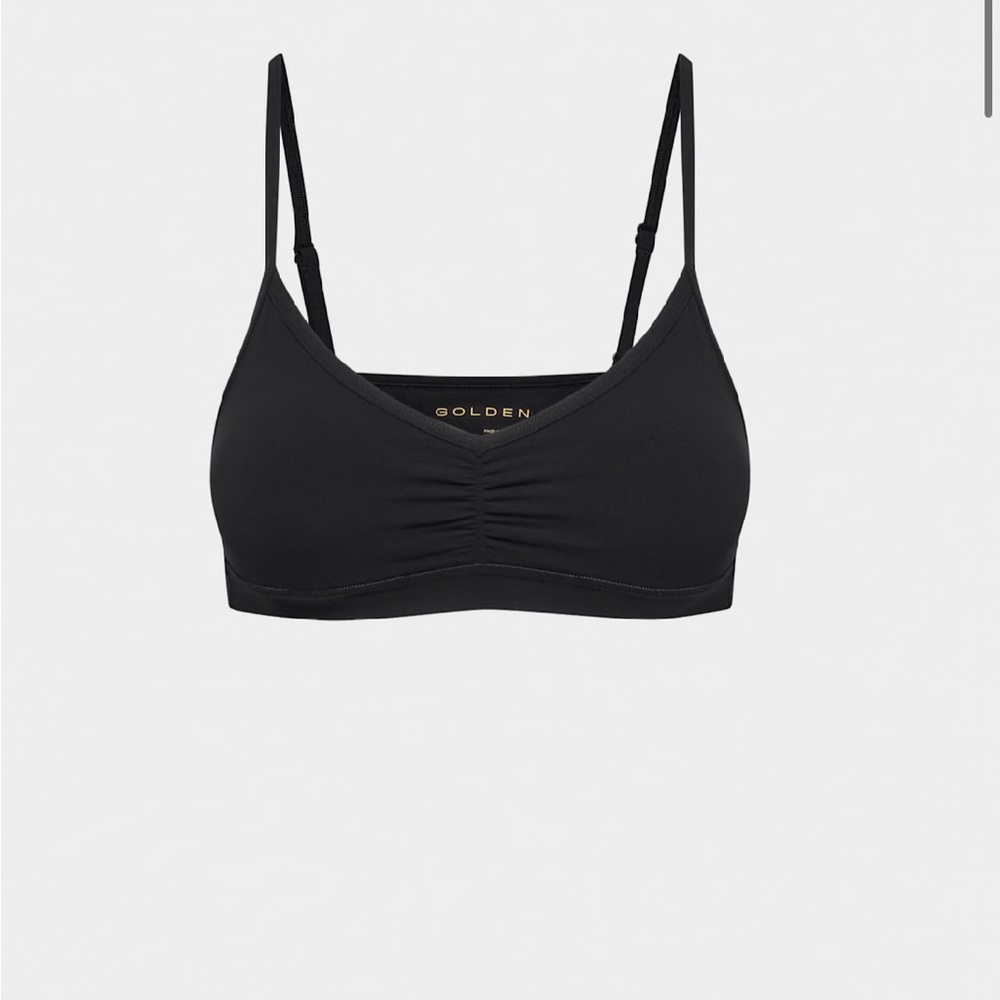 aritzia black sports bra size small